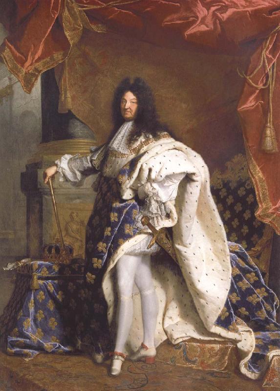 Hyacinthe Rigaud Portrait of Louis XIV oil painting picture